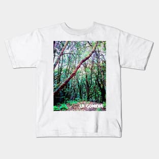 La Gomera forest trees Laurisilva Jurassic Park Kids T-Shirt
